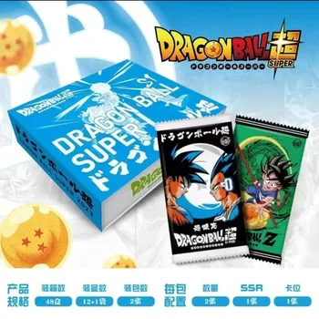Dragon Ball Super anime multfilmu perifērijas Goku Kakarot Vegeta kartes kolekcijas kāršu spēle kartes, kā dzimšanas dienas dāvana draugiem