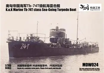 GOUZAO MDW-024 1/700 K. u.K Jūras Tb-74T klases Jūras Torpedo Laivu