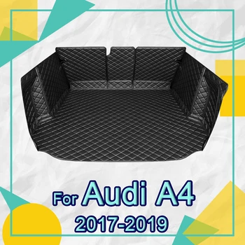APPDEE Automašīnas bagāžnieka paklājs Audi A4 B9 2017 2018 2019 kravas starplikas paklāju interjera aksesuāri vāciņu